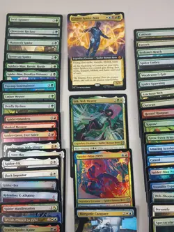 Magic 100 Commander Deck Cosmic 5 Color Spider-Man Control MTG Ready To Play - Image 2