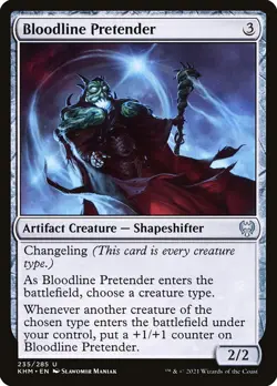 MTG Bloodline Pretender Kaldheim 235/285 Foil Uncommon - Image 1