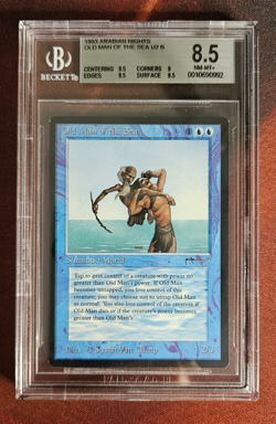 Arabian Nights - MTG - Old Man of the Sea - BGS 8.5 NM-MT+ - Image 1