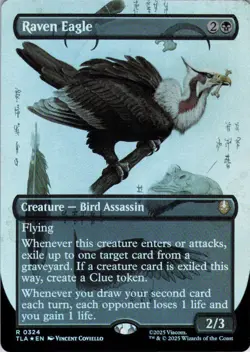 MTG Raven Eagle (Borderless) (324) | NM Foil | Avatar: The Last Airbender {TLA} - Image 2