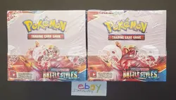 Pokemon TCG Sword & Shield Battle Styles Booster Box X2 New Factory Sealed 820650818189 - Image 1
