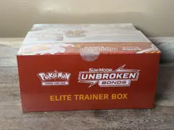 Pokemon TCG Sun & Moon Unbroken Bonds Elite Trainer Box Sealed ETB Charizard - Image 5