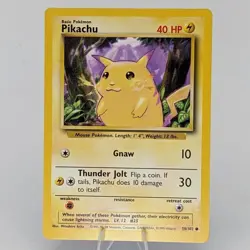 Pikachu 58/102 Base Set 1999 Vintage Pokemon Card - Image 1