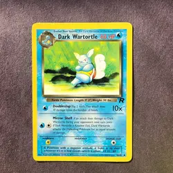 Team Rocket Dark Wartortle #46/82 Pokemon 2000 (002) - Image 1
