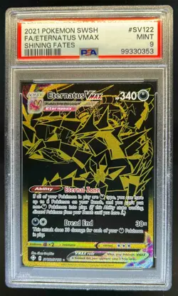 2021 Pokemon SWSH Shining Fates Eternatus VMAX Shiny Vault #SV122/SV122 PSA 9 - Image 1
