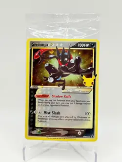 Greninja Gold Star Celebrations Promo SWSH144 2021 Pokemon TCG Sealed - Image 1