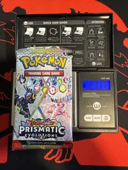 21.17g Light - Pokemon TCG S&V - Prismatic Evolution Booster Pack! Semi GOD U - Image 1