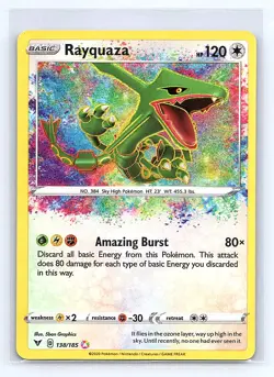 Rayquaza Pokemon SWSH04: Vivid Voltage #138/185 *hlb - Image 1