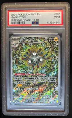 2023-25 Pokemon SV Black Star Promos - SVP EN Magneton #159 PSA 9 - Image 1