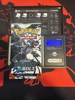 22.63g Heavy - Pokemon TCG S&V - Black Bolt Booster Pack! Semi GOD U - Image 1