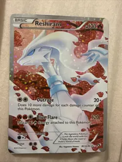 2013 Pokemon Reshiram RC22/RC25 Legendary Treasures Radiant Collection Holo - NM - Image 3