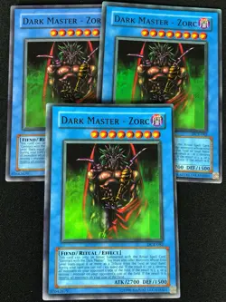 YUGIOH DARK MASTER ZORC DCR-082 X3 SUPER (LP) - Image 1