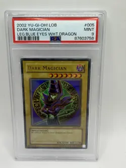 Dark Magician LOB-005 The Legend of Blue Eyes White Dragon Unlimited - Image 1
