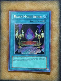 Yugioh Black Magic Ritual PP01-EN002 Secret Rare LP - Image 1