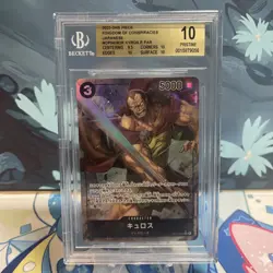 One Piece Kyros | OP04-082 | Japanese | R Alt Art | BGS 10 - Image 1