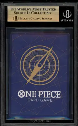 One Piece CCG Dracule Mihawk Azure Sea's Seven Manga Alt Art OP14-119 BGS 10 - Image 2