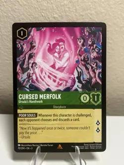 Disney Lorcana Cursed Merfolk Ursula’s Handiwork 70/204 En 3 NM - Image 1