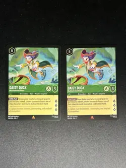 Disney Lorcana Daisy Duck Multitalented Pirate 108/204 En 7 NM X 2 - Image 1