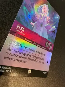 Disney Lorcana Fabled - Elsa - Snow Queen 210/204 - Epic - Holo - Image 2