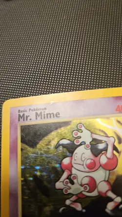 Pokemon Mr. Mime 40 HP Holo Rare Jungle 6/64 Unlimited 1999 Wizards Card - Image 2