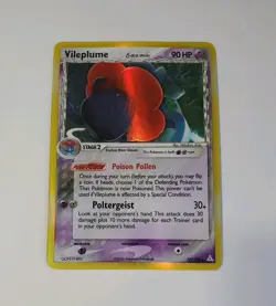 Pokemon Card - Vileplume (Delta Species) EX Holon Phantoms 17/110 Holo Rare - Image 1