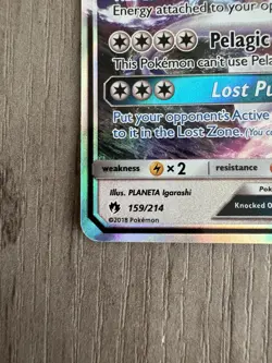 Pokemon Lugia GX Holo Ultra Rare TCG Card Sun & Moon Lost Thunder 159/214 - Image 4