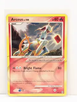 2009 Arceus Holographic Rare AR2 Trading Card - Image 1