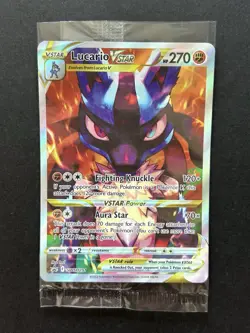 SEALED Lucario VSTAR SWSH291 Black Star Promo Pokemon Card (READ DESC) - Image 1