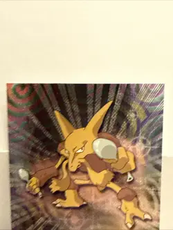 #65 Alakazam Topps Pokemon Card Holo TV Animation Series 1998 - Image 2