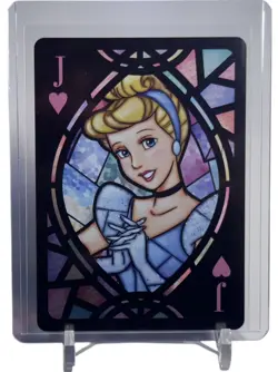 Cinderella 2021 Tenyo Disney Stained Glass Playing Card Japanese - No Reserve - Image 1