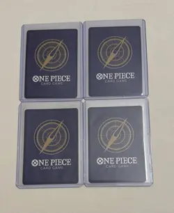 Bandai One Piece Card Game 4 Cards Nico Robin Stussy Crocodile English - Image 2