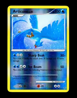 2009 Pokemon ARTICUNO Supreme Victors REVERSE HOLO Rare Platinum Card 16/147 EX - Image 1