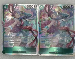 Uta (SR) OP13-023 One Piece Card Carrying On His Will English X2 NM Pack Fresh! - Image 1