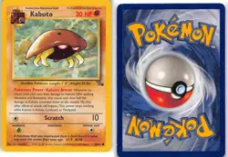 Kabuto 50/62 Common Fossil Pokemon LP - Image 3