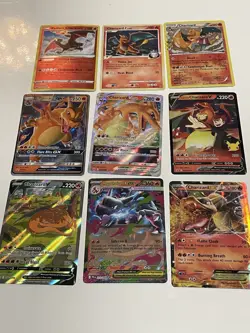 Pokemon charizard V ex promo full art and more Lot Of 9 - Image 3