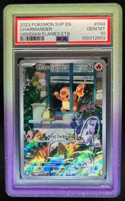 2023-25 Pokemon SV Black Star Promos - SVP EN Charmander #044 PSA 10 - Image 1