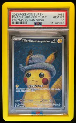 2023-25 Pokemon SV Black Star Promos - SVP EN Pikachu #085 PSA 10 - Image 1