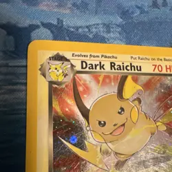 Pokemon TCG Dark Raichu Team Rocket Holo 83/82 English Vintage 2000 Wizards - Image 3