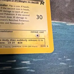 Pokemon TCG Dark Raichu Team Rocket Holo 83/82 English Vintage 2000 Wizards - Image 5