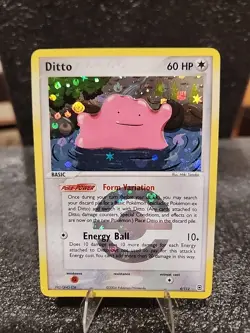 Pokemon TCG Ditto EX FireRed & LeafGreen Reverse Holo Card 4/112 - Image 1