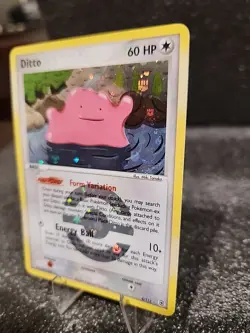 Pokemon TCG Ditto EX FireRed & LeafGreen Reverse Holo Card 4/112 - Image 2