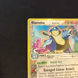 Blastoise Delta Species 2/100 Rare Holo EX Delta Species 2006 Near Mint Pokemon - Image 2
