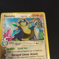 Blastoise Delta Species 2/100 Rare Holo EX Delta Species 2006 Near Mint Pokemon - Image 3