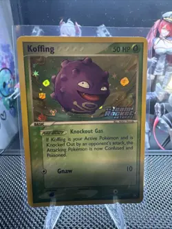 Pokemon TCG - Koffing 61/109 - EX Team Rocket Returns - Reverse Holo - Image 1