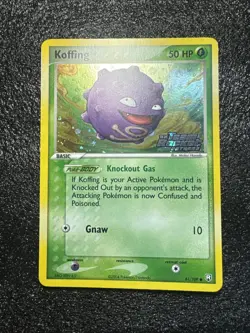 Pokemon TCG - Koffing 61/109 - EX Team Rocket Returns - Reverse Holo - Image 3