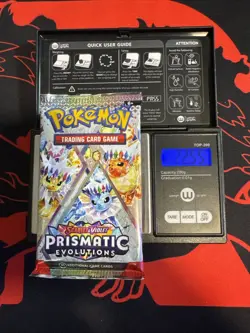 22.55g Heavy - Pokemon TCG S&V - Prismatic Evolution Booster Pack! Semi GOD U - Image 1