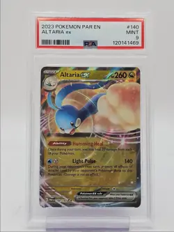 ALTARIA EX 2023 POKEMON PARADOX RIFT DOUBLE RARE 140/182 PSA 9 Q0004 - Image 1