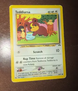 Teddiursa 65/75 Pokemon - Neo Discovery HP - Image 1