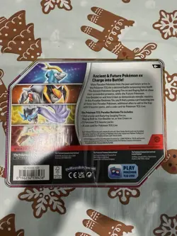 (LOT OF 2) Pokemon TCG Paradox Destinies Tins Iron Boulder & Raging Bolt EX NEW! - Image 2