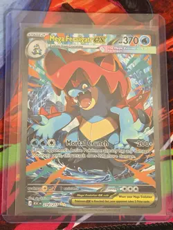 Pokemon TCG Mega Feraligatr EX 274/217 Full Art SIR English Ascended Hero’s - Image 3